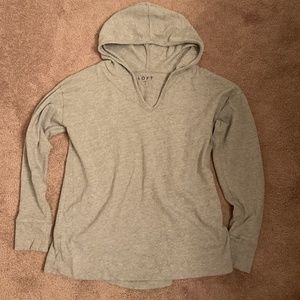 Loft, small, gray hoodie